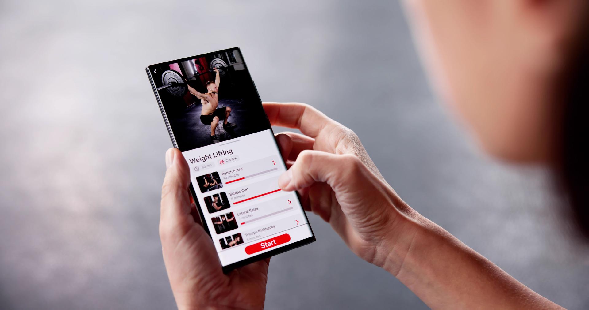 Sport Training Using Mobile Phone App